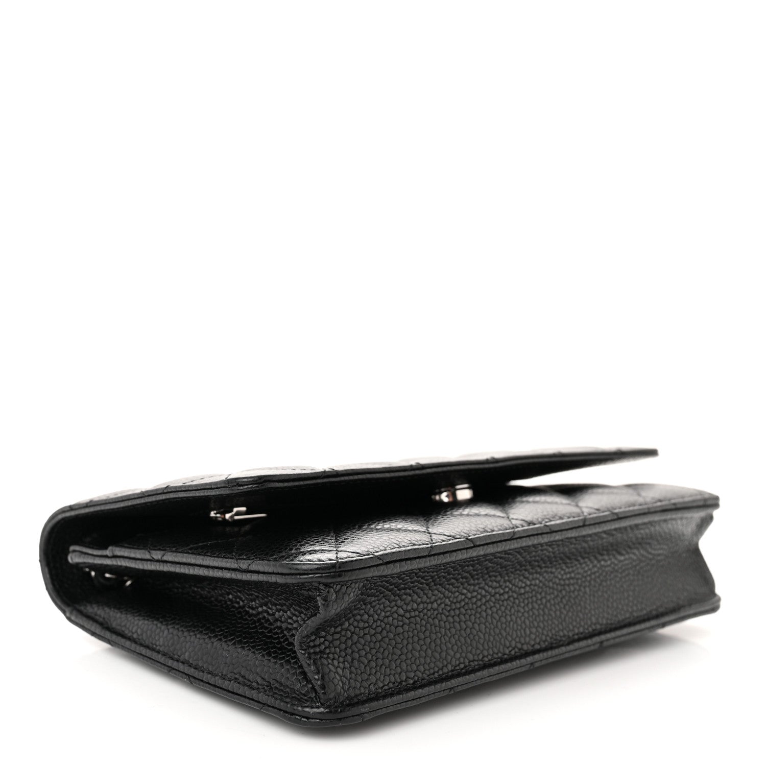 Chanel Caviar Quilted Wallet on Chain WOC Black 4 of 12