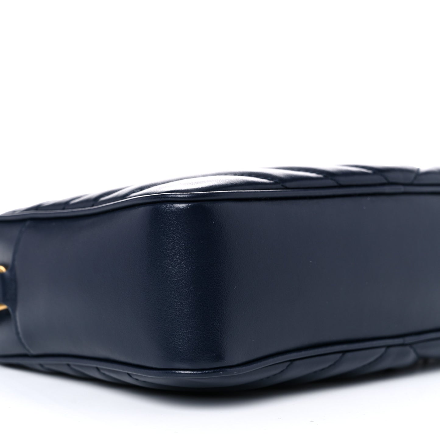 Calfskin Matelasse Monogram Lou Camera Bag Deep Marine