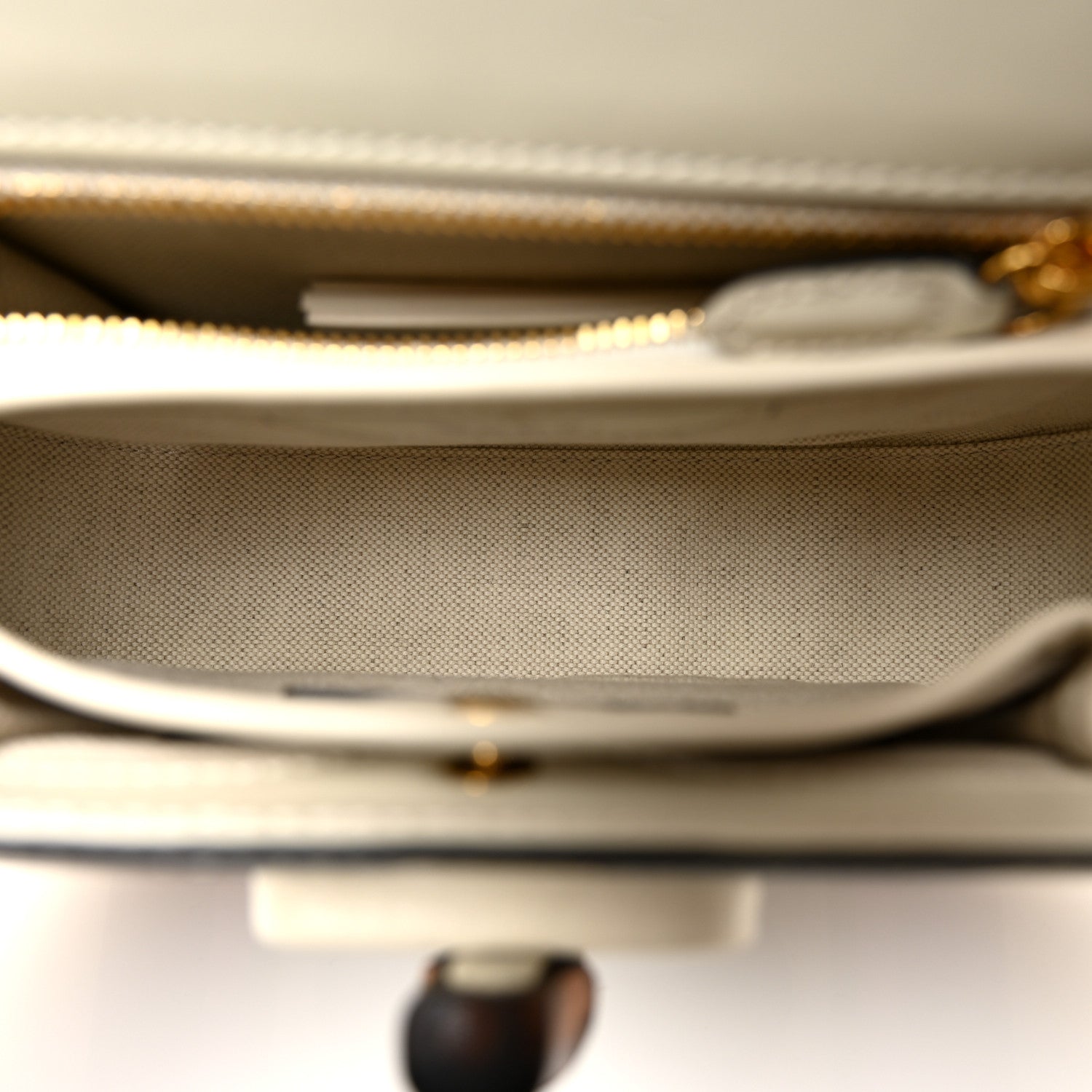 Gucci Calfskin Web Geometric Print Small Bamboo 1947 Top Handle Bag White Multicolor 5 of 12