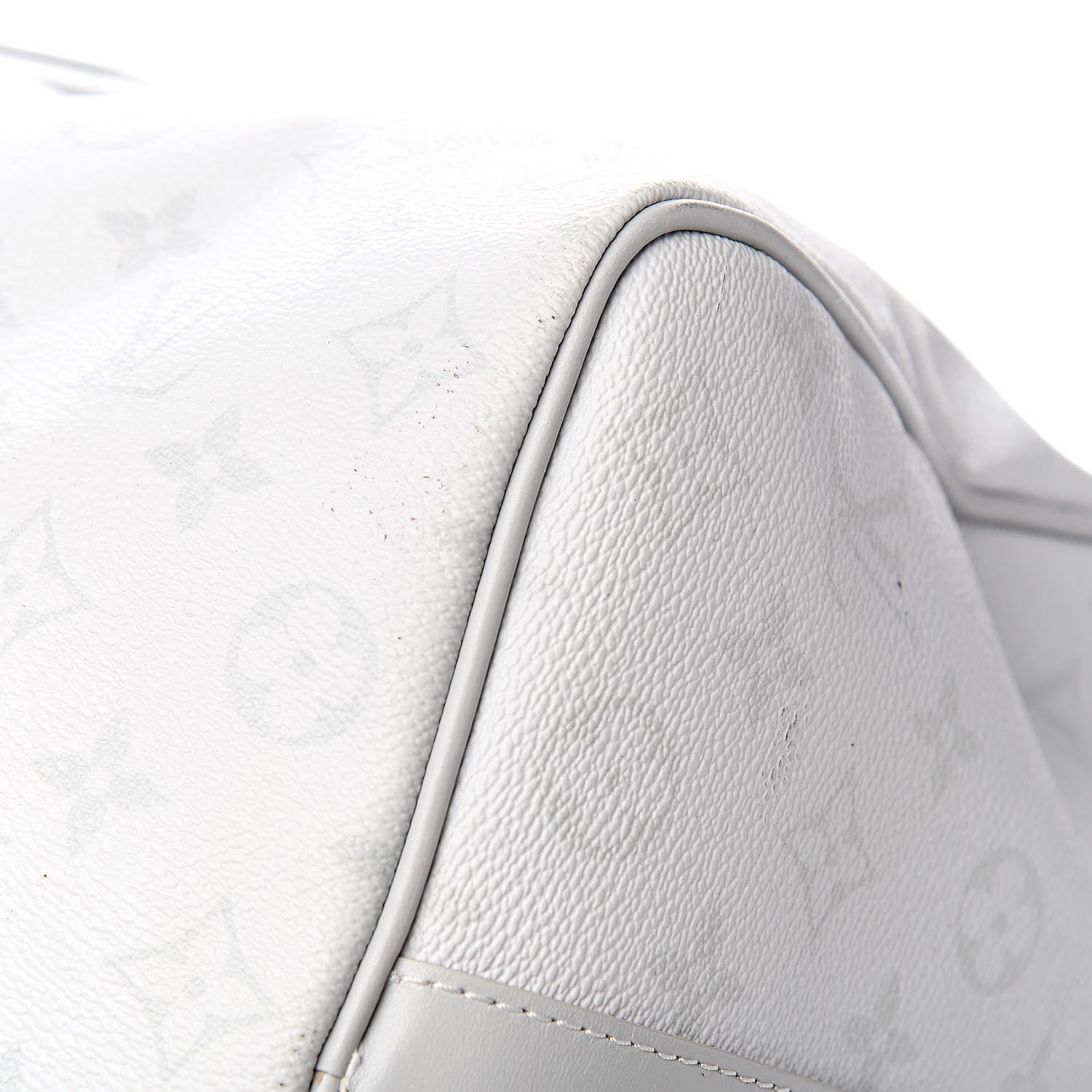 Louis Vuitton Monogram Logo Keepall Bandouliere 50 White 15 of 15