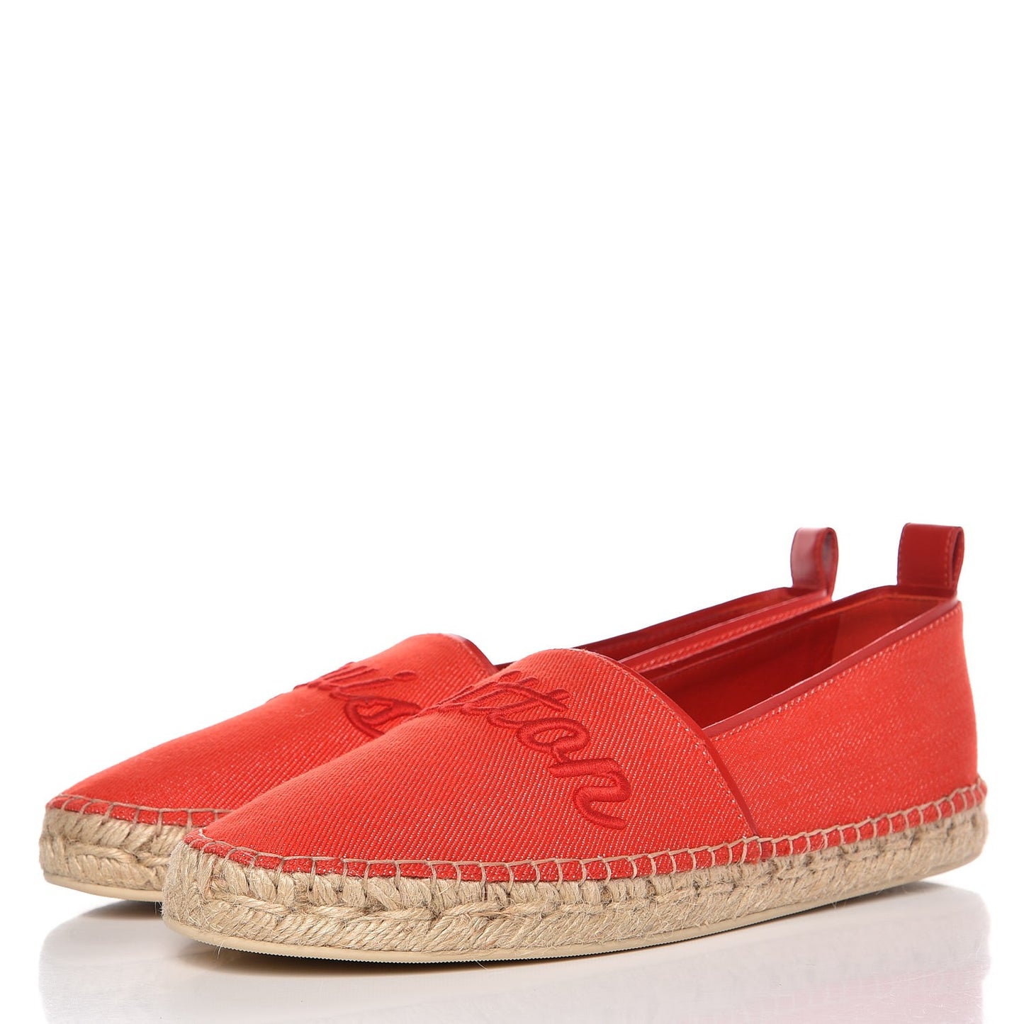 Canvas Waterfall Espadrille 39 Rouge