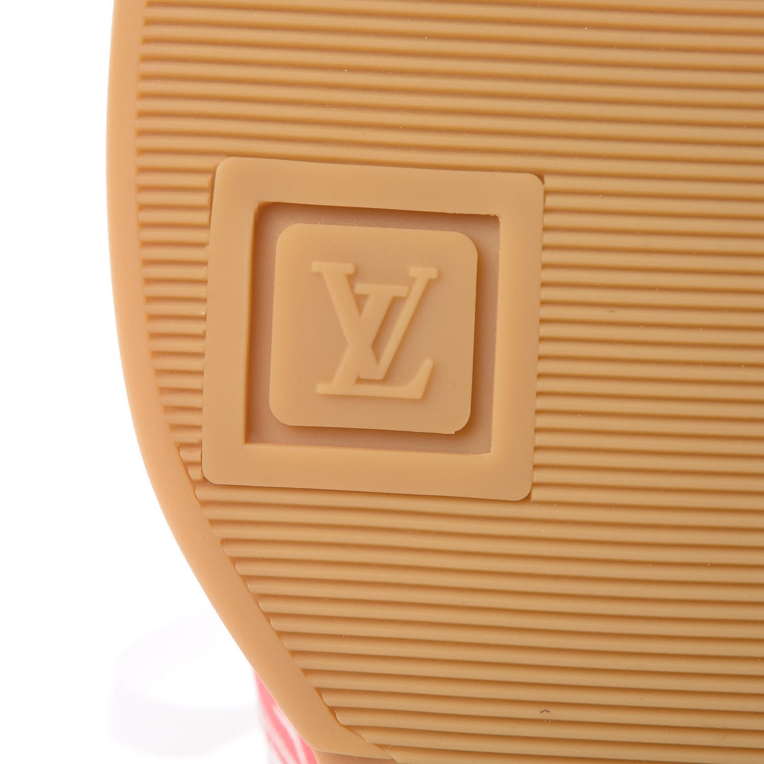 Louis Vuitton X SUPREME Calfskin Monogram Sneakers 9.5 White Red 6 of 9