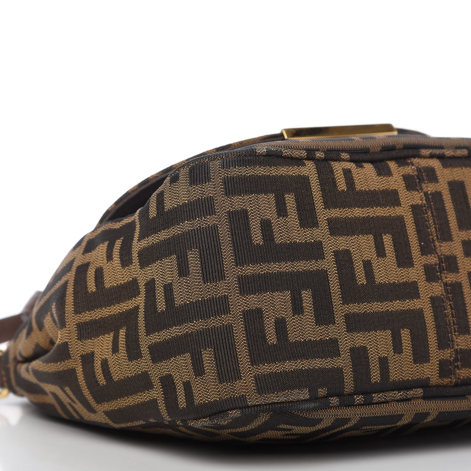 Fendi Zucca Vitello Artic Messenger Bag Tobacco Castagna 6 of 10