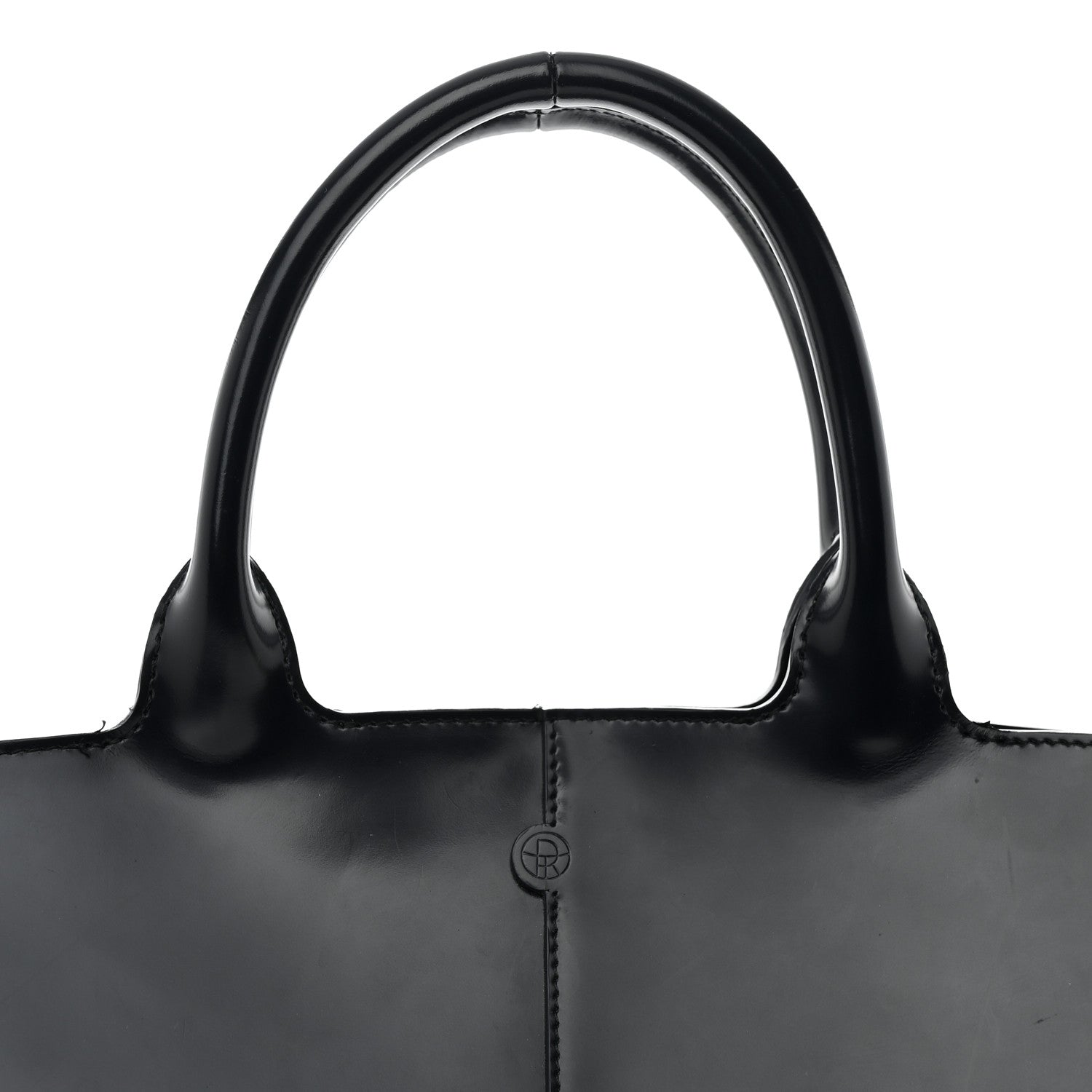 The Row Polished Vegetable Tanned Calfskin To Go Bag 7 of 9