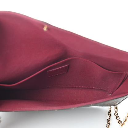 Louis Vuitton Monogram Pochette Felicie Chain Wallet Fuchsia 6 of 10