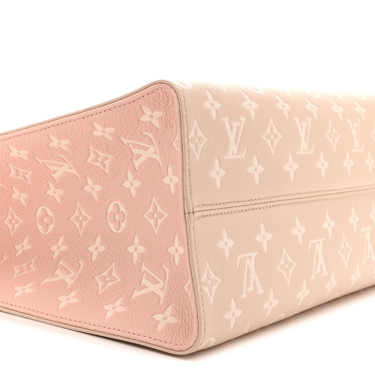 Louis Vuitton Empreinte Monogram Spring In The City Onthego MM Beige Pink Yellow 8 of 9