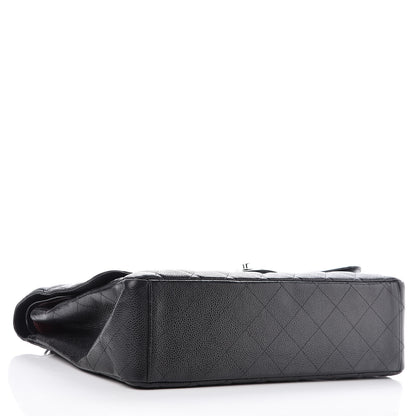 Chanel Caviar Quilted Maxi Double Flap Black 5 of 12