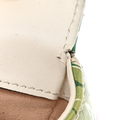 Gucci X KEN SCOTT Calfskin Matelasse Floral Print Super Mini GG Marmont Shoulder Bag Ivory Pink 12 of 15