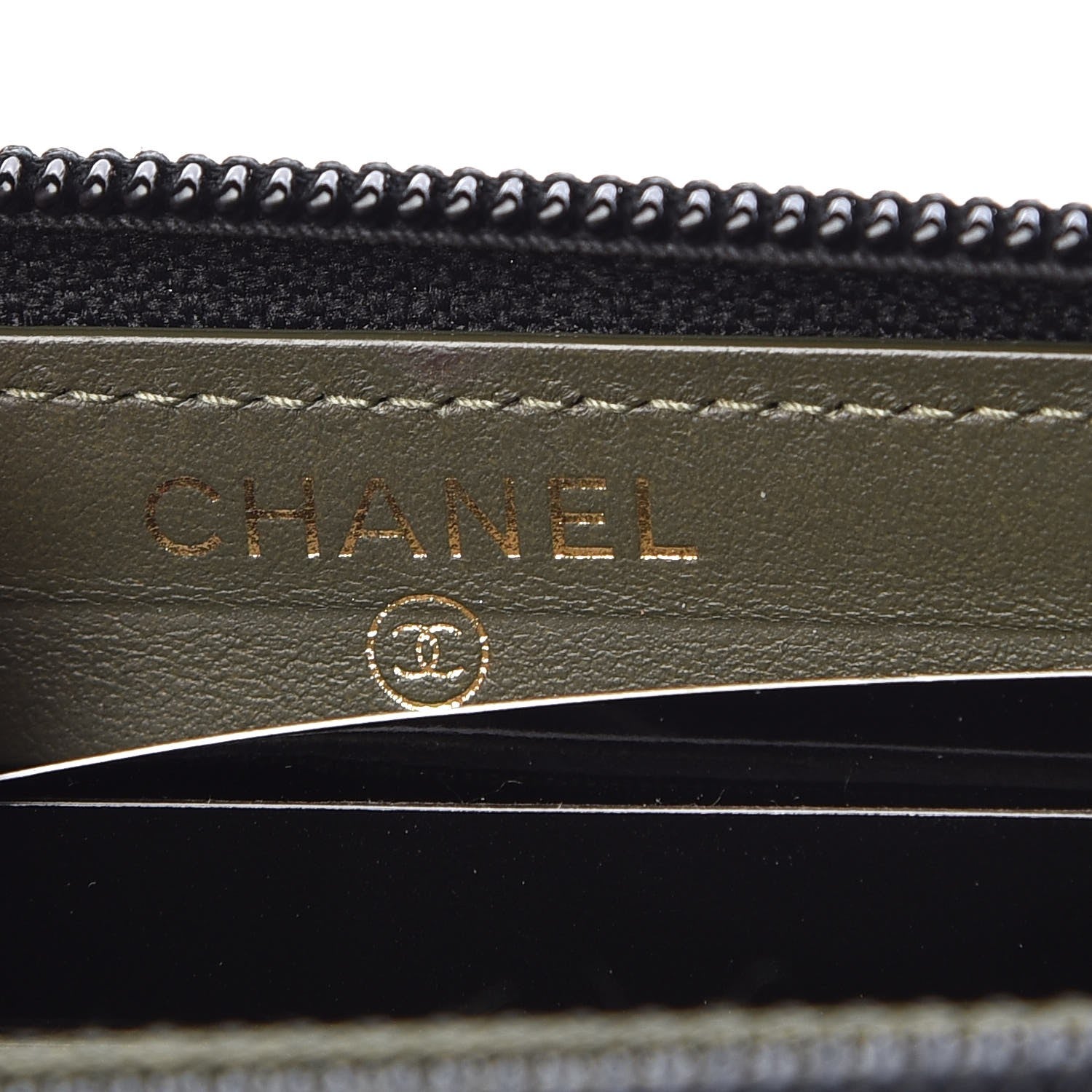 Chanel Caviar Quilted Small Boy Zip Around Wallet Black 6 of 11