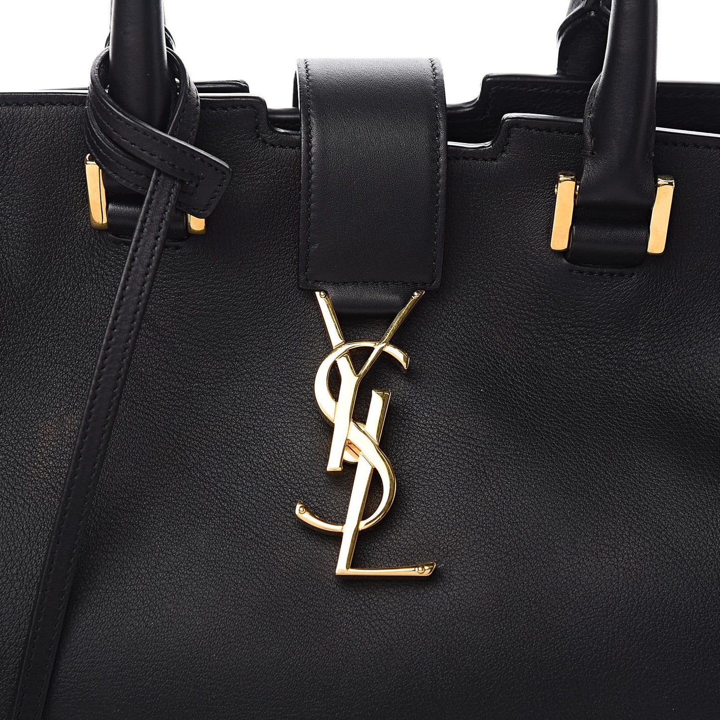 Smooth Calfskin Small Monogram Cabas Black