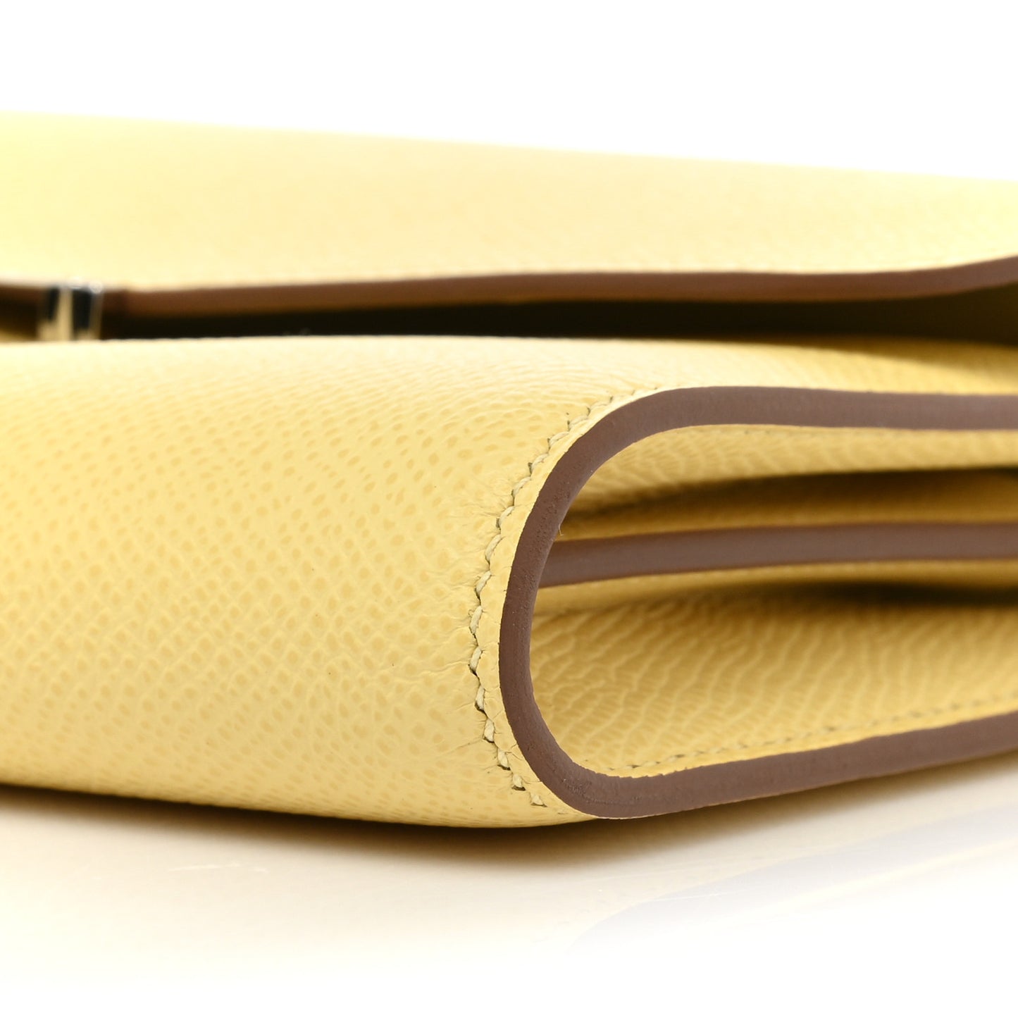 Epsom Constance Long Wallet To Go Wallet Jaune Poussin