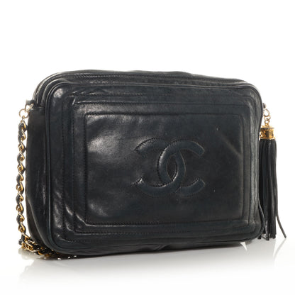 Chanel Lambskin Tassel Camera Case Black 3 of 10