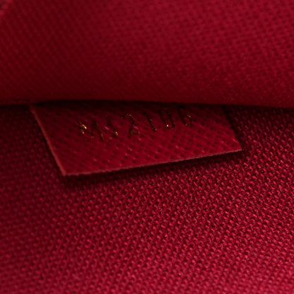 Louis Vuitton Monogram Pochette Felicie Chain Wallet Fuchsia 7 of 10