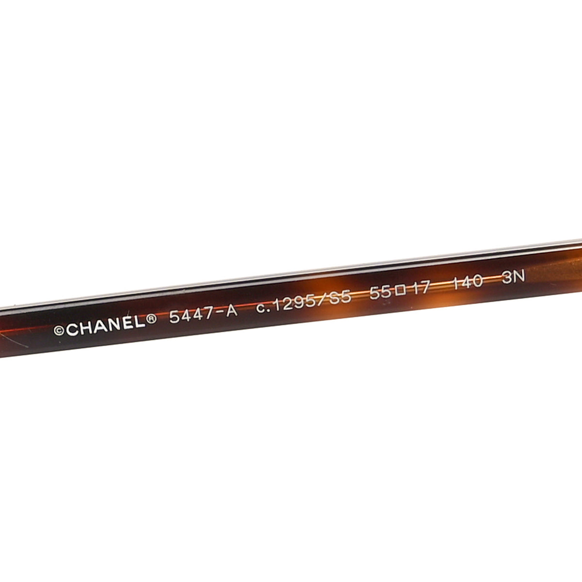Brand new •CHANEL 5447 c.1687/s6 55-17-140 3N sunglasses• CHANEL 5487 Square Sunglasses | Maverick & Wolf main image 4