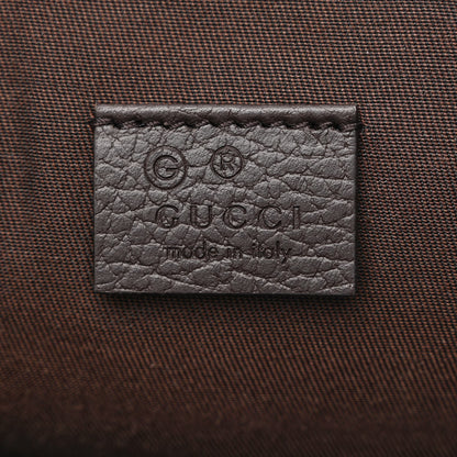 Gucci Monogram Dollar Calfskin O Drawstring Backpack Beige Ebony Testa di Moro Dark Chocolate 6 of 10