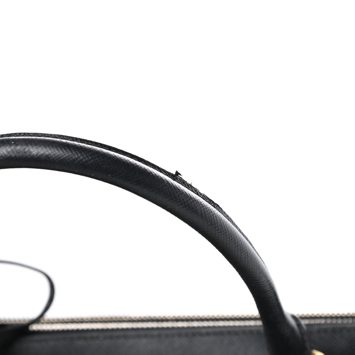 Saffiano Large Galleria Double Zip Tote Black