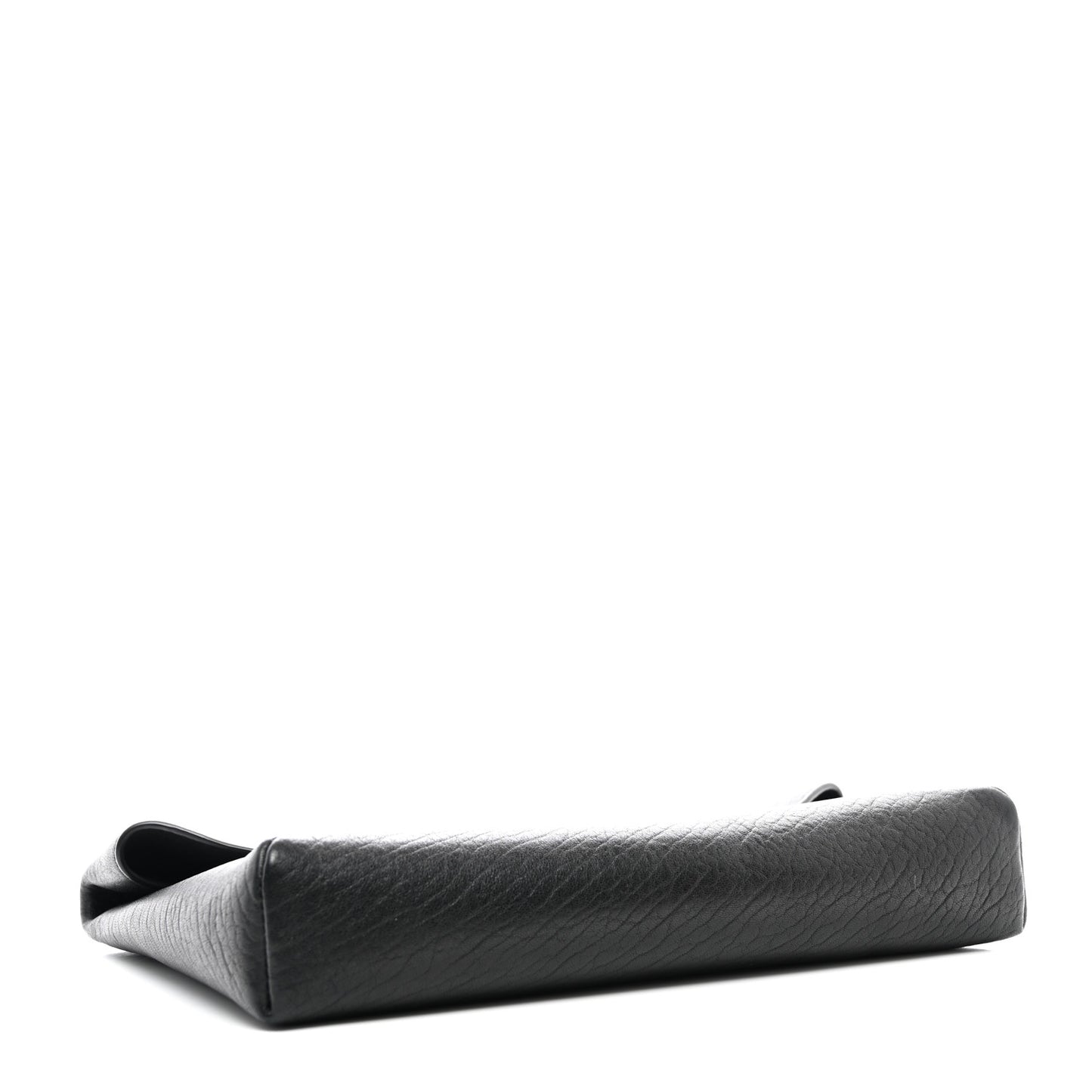 Lambskin Large Cassandre Envelope Pouch Black