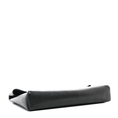 Saint Laurent Lambskin Large Cassandre Envelope Pouch Black 4 of 7