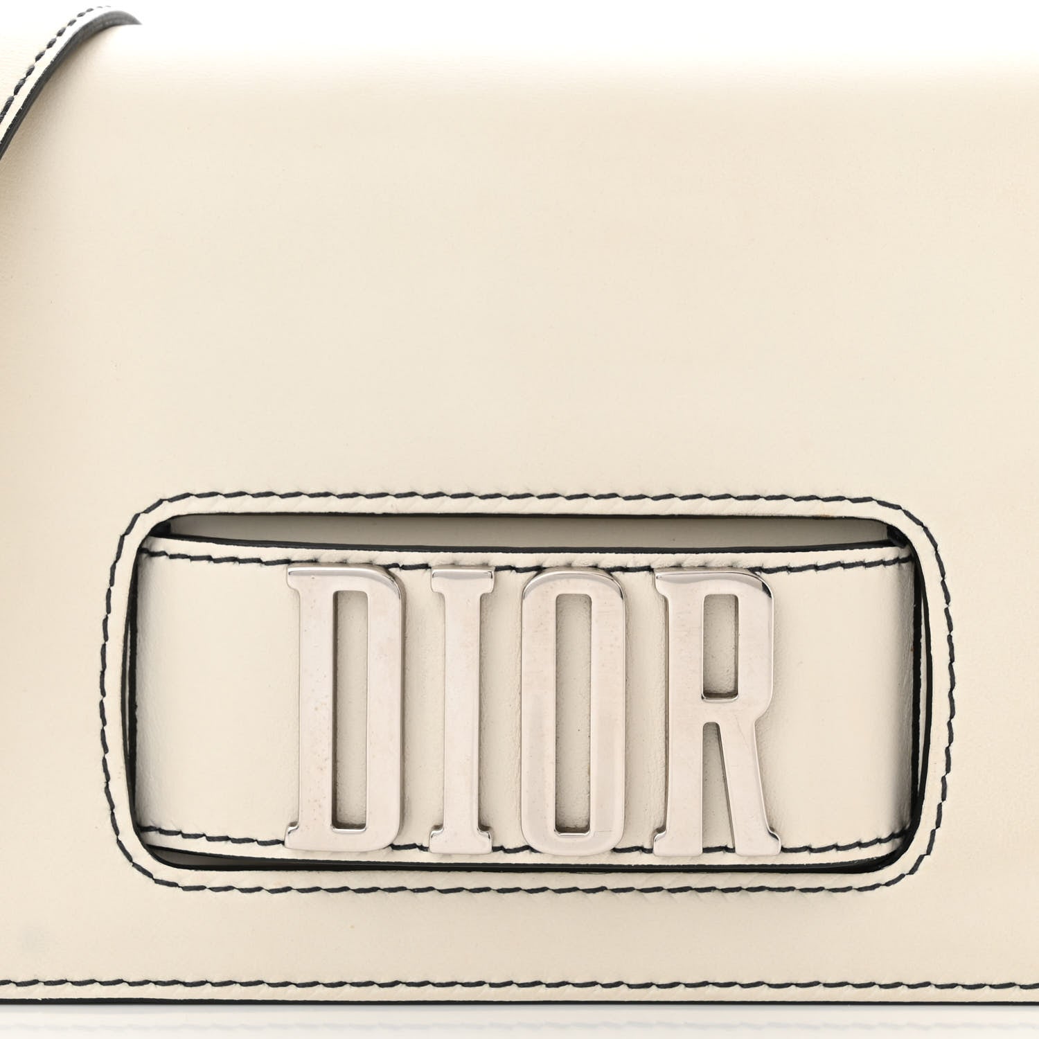Christian Dior Smooth Calfskin Dio(r)evolution Flap Bag Off White 7 of 14