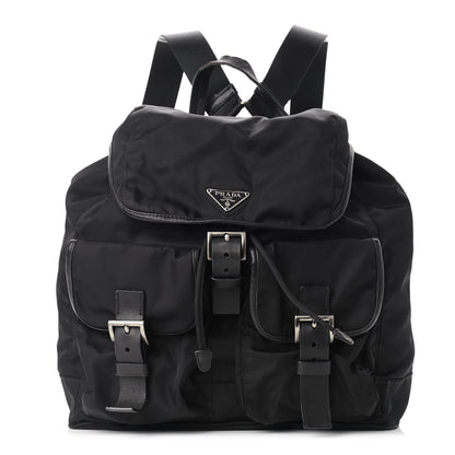 Prada Nylon Vela Medium Backpack Black 1 of 11