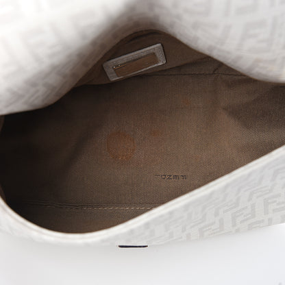 Fendi Zucchino Spalmati Forever Mini Mama Baguette White 4 of 10