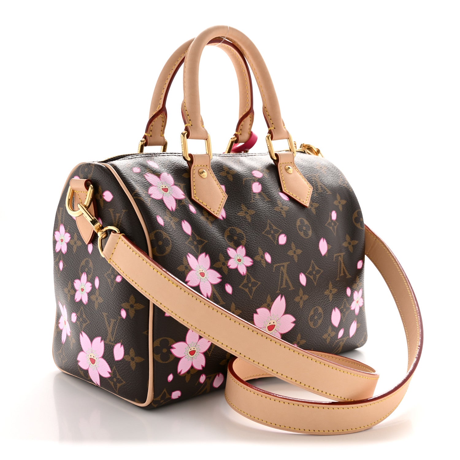 Louis Vuitton LV X TM Monogram Cherry Blossom Speedy Bandouliere
