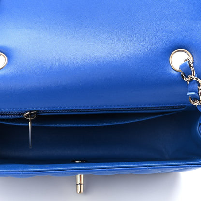 Chanel Lambskin Quilted Mini Rectangular Flap Royal Blue 5 of 9