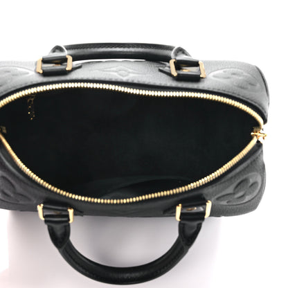 Louis Vuitton Empreinte Monogram Giant Speedy Bandouliere 20 Black 5 of 10