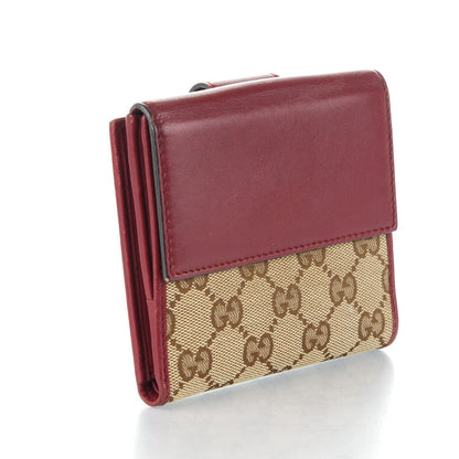 Gucci Monogram Heart French Wallet Red 3 of 7