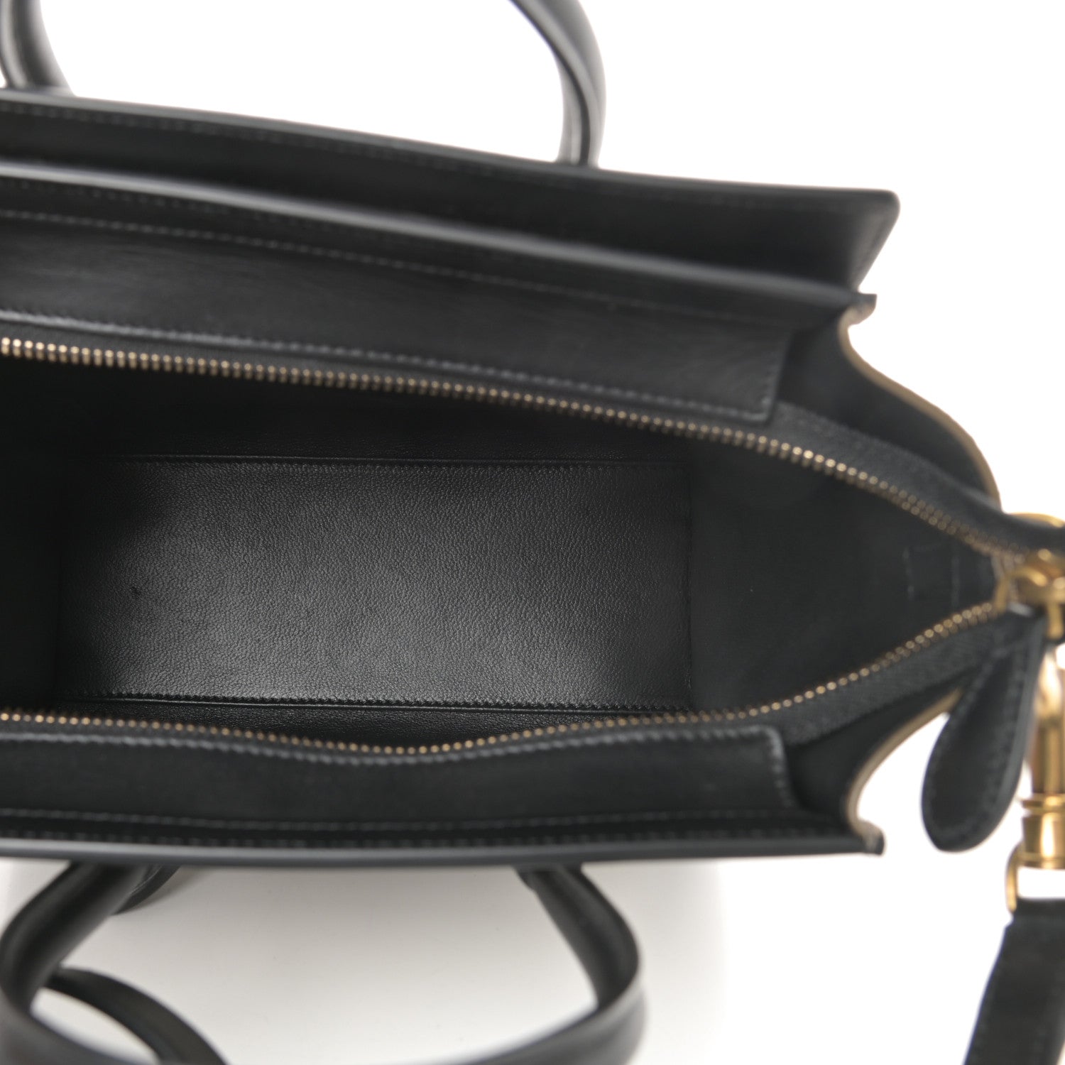 Celine Bullhide Calfskin Nano Tri-Color Luggage White 5 of 13
