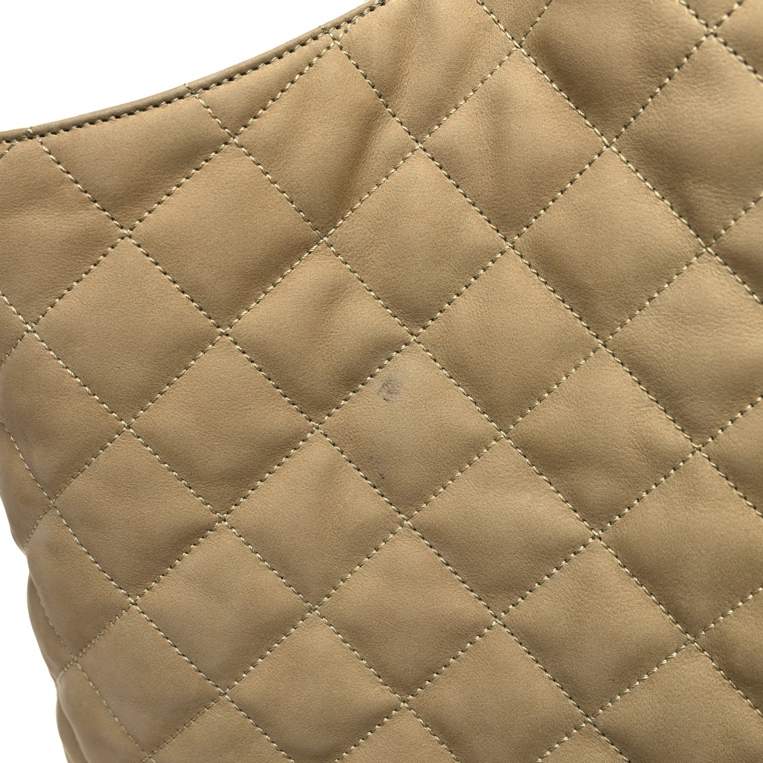 Saint Laurent Nubuck Suede Quilted Maxi Icare Shopping Tote Beige 13 of 13