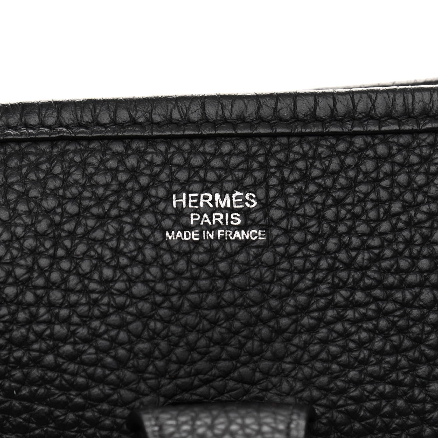 Hermes Taurillon Clemence Evelyne III GM Black 6 of 10