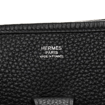 Hermes Taurillon Clemence Evelyne III GM Black 6 of 10