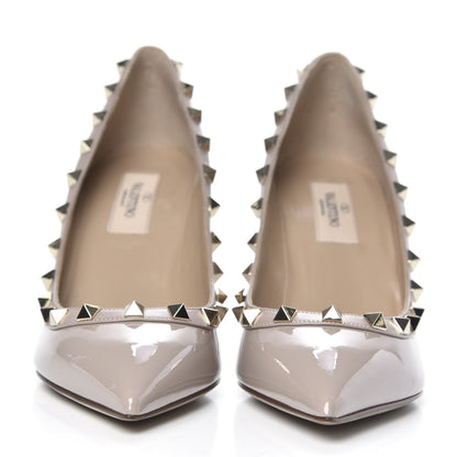 Valentino Garavani Patent Rockstud 85mm Pumps 36.5 Poudre 2 of 9