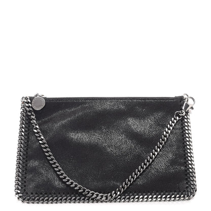 Stella McCartney Shaggy Deer Falabella Clutch Black 1 of 7