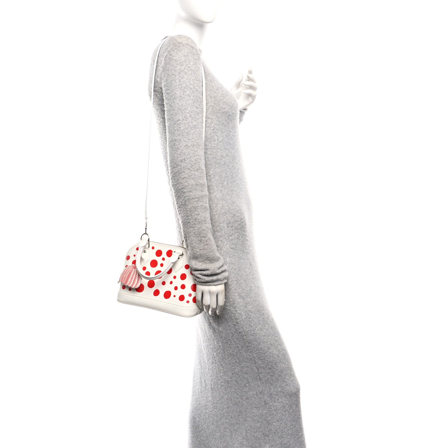 Louis Vuitton LV X YK Epi Alma BB White 2 of 12