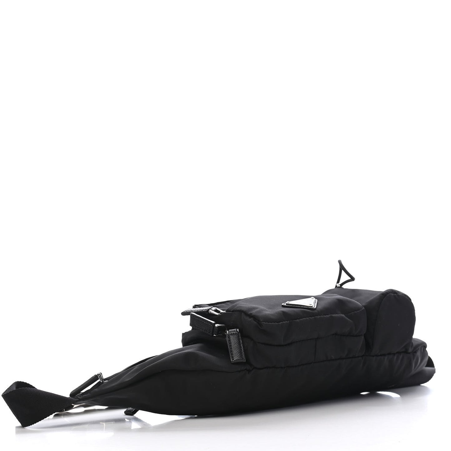 Tessuto Nylon Montagna Belt Bag Black