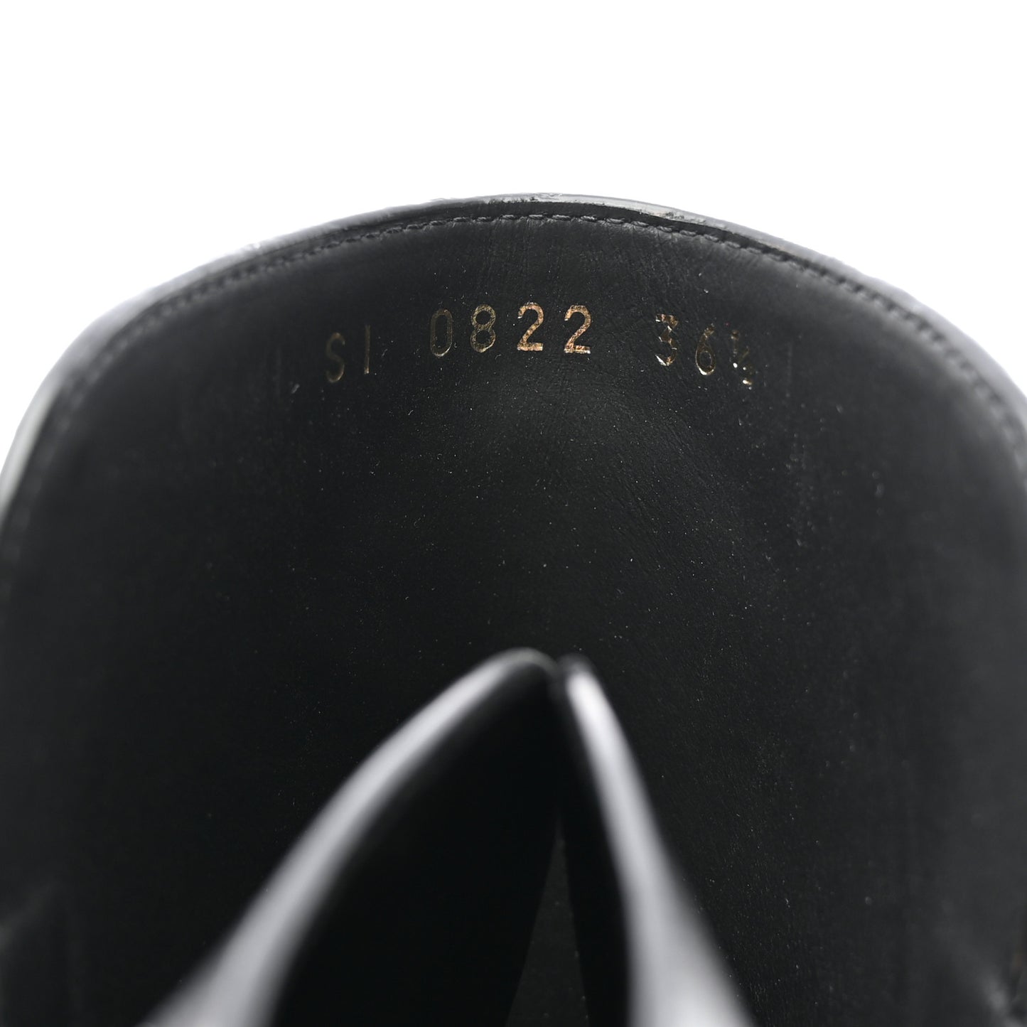 Calfskin Empreinte Ankle Boot 36.5 Black