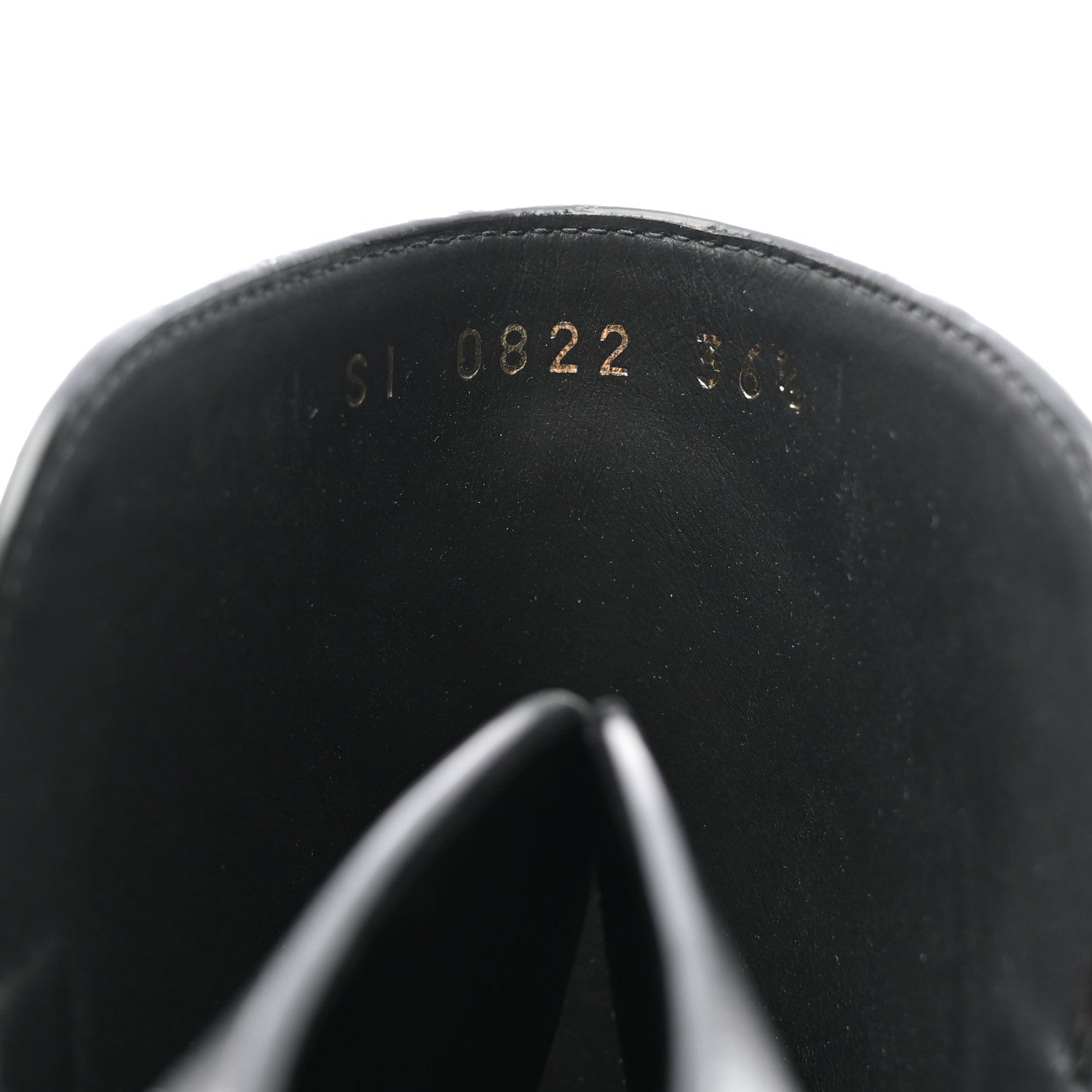 Christian Dior Calfskin Empreinte Ankle Boot 36.5 Black 7 of 8