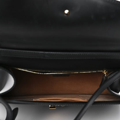 Gucci Calfskin Medium Sylvie Top Handle Bag Black 5 of 13