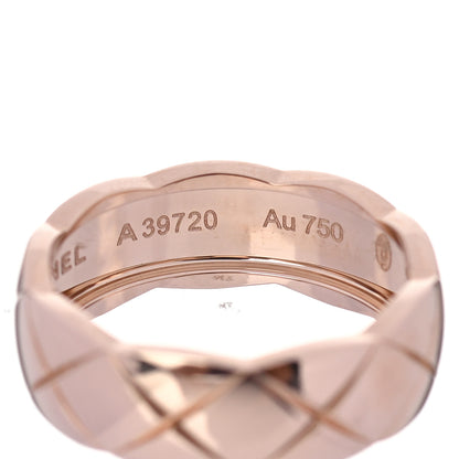 Chanel 18K Beige Gold Small Coco Crush Ring 53 6.5 5 of 7