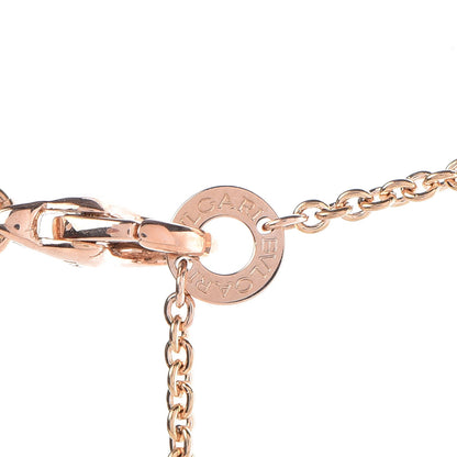 Bulgari 18K Rose Gold White Ceramic B.Zero1 Pendant Necklace 4 of 7