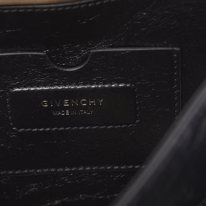 Givenchy Creased Patent Calfskin Medium ID Flap Black 6 of 9