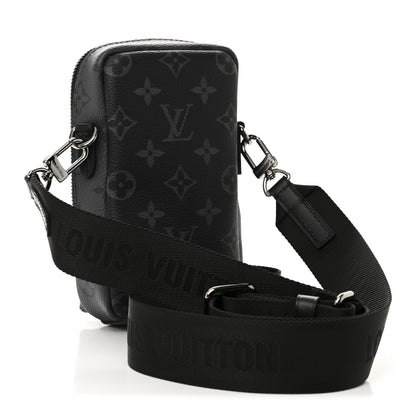 Louis Vuitton Monogram Eclipse Reverse Double Phone Pouch NM 3 of 9