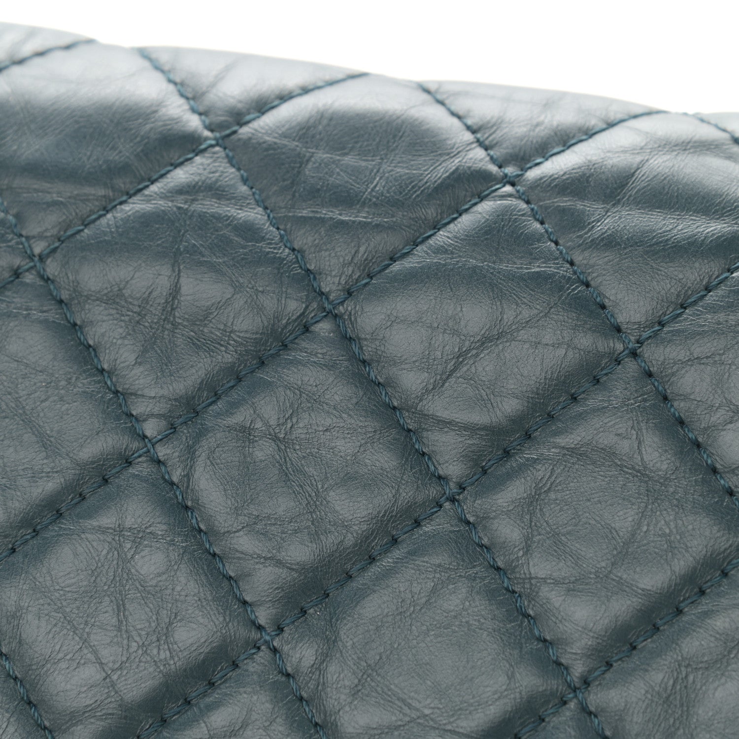 Chanel Aged Calfskin Quilted 2.55 Reissue 227 Green 14 of 16