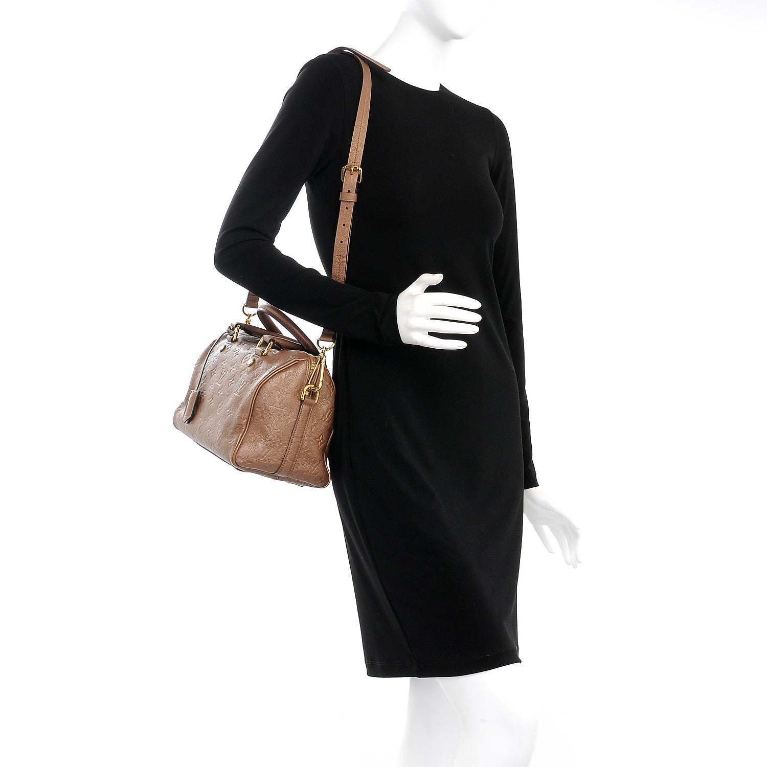 Louis Vuitton Empreinte Speedy Bandouliere 25 Bronze 2 of 8
