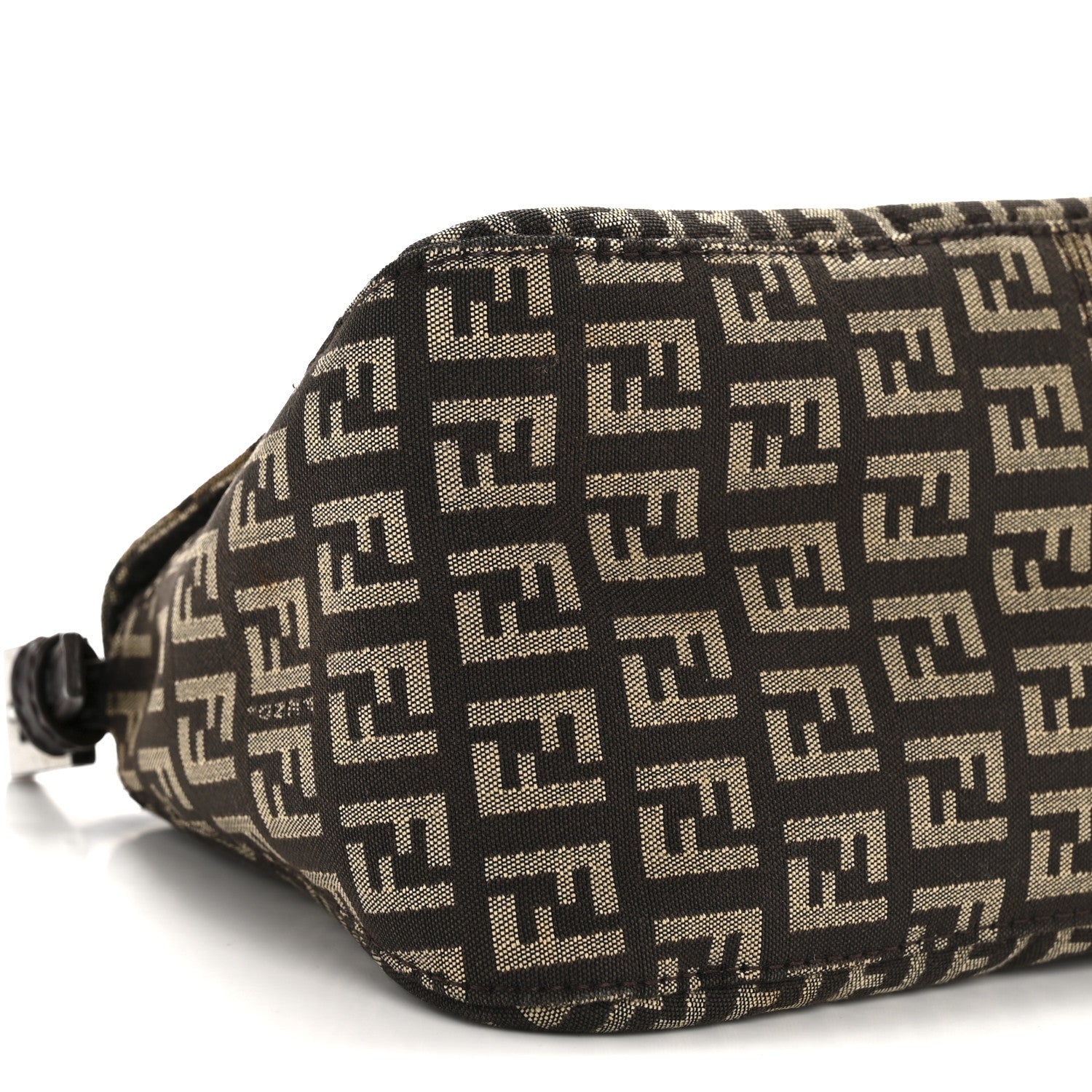 Fendi Zucchino Vitello Mini Mama Baguette Testa di Moro Beige 9 of 12
