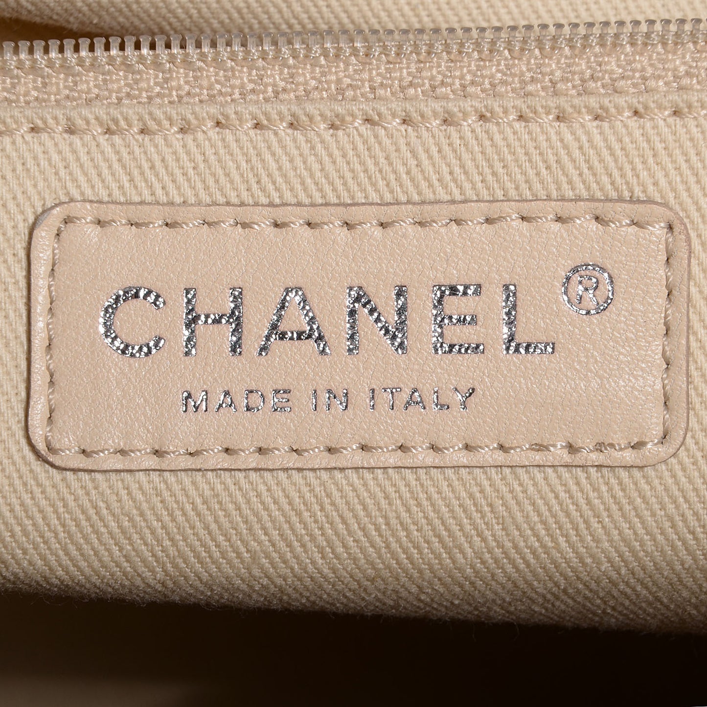 Calfskin Small Diamond Stitch Tote White