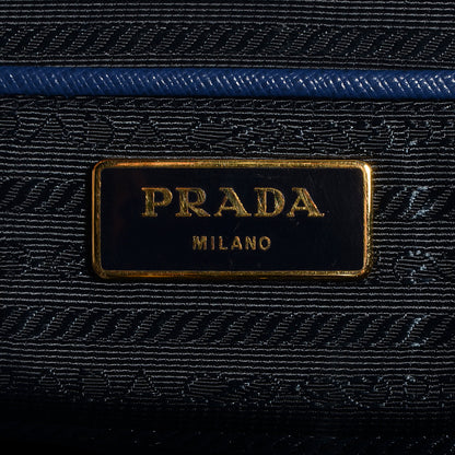 Prada Saffiano Lux Large Tote Bluette 6 of 10
