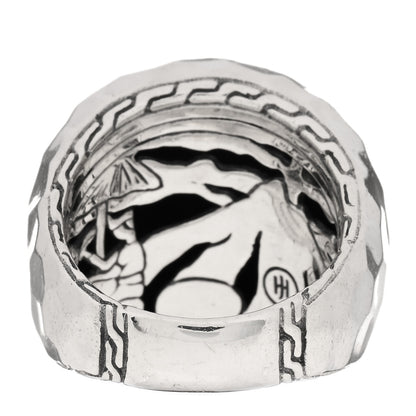 John Hardy Sterling Silver Palu Hammered Dome Ring 54 7 4 of 6